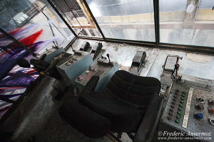 The abandoned incinerator Des Carrières of Montreal