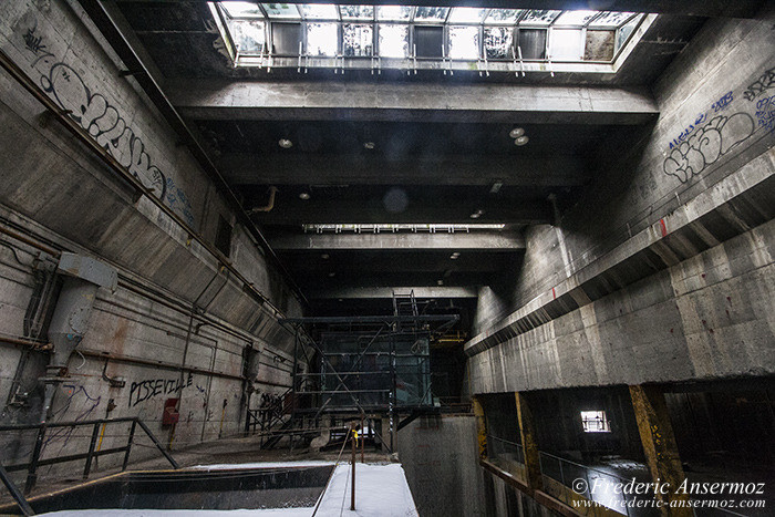 The abandoned incinerator Des Carrières of Montreal