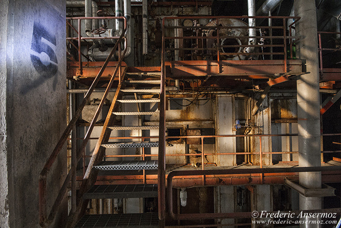 The abandoned incinerator Des Carrières of Montreal