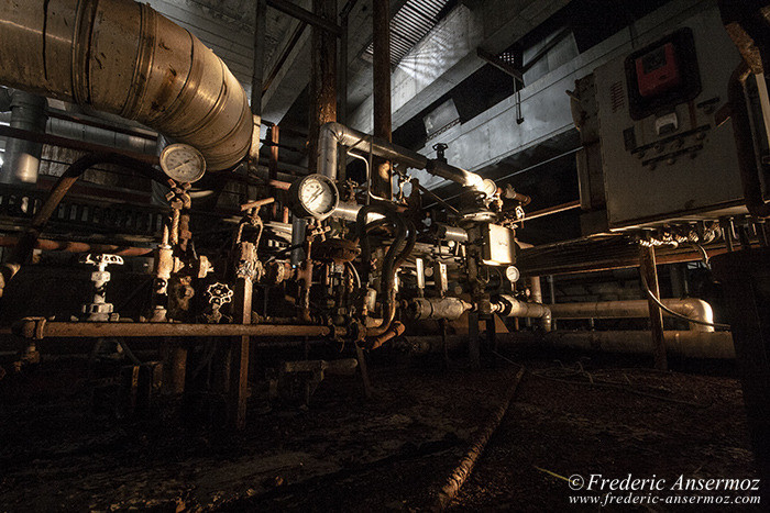 The abandoned incinerator Des Carrières of Montreal