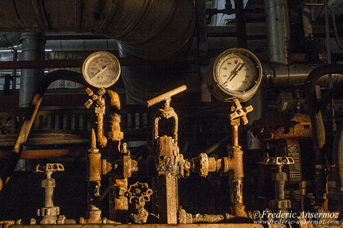 The abandoned incinerator Des Carrières of Montreal