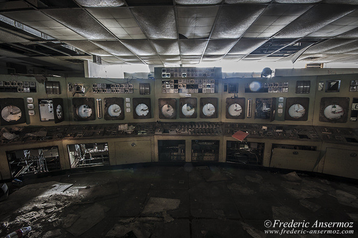 The abandoned incinerator Des Carrières of Montreal