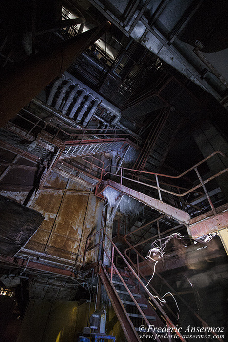 The abandoned incinerator Des Carrières of Montreal