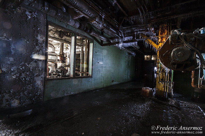 The abandoned incinerator Des Carrières of Montreal