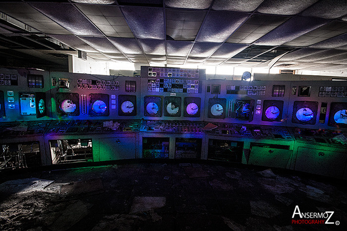 The abandoned control room in the incinerator #3