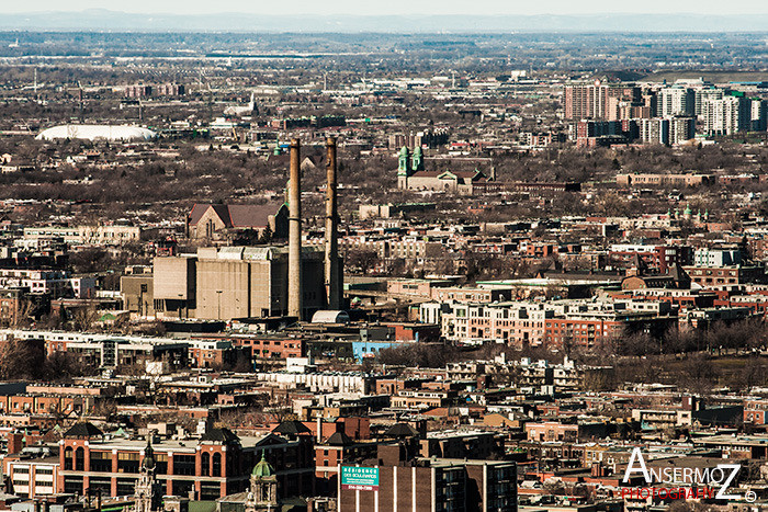 The abandoned incinerator Des Carrières of Montreal