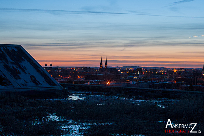 The abandoned incinerator Des Carrières of Montreal