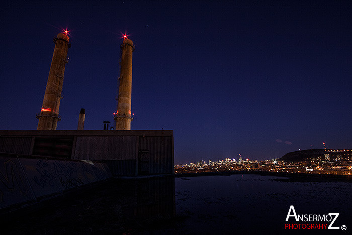 The abandoned incinerator Des Carrières of Montreal