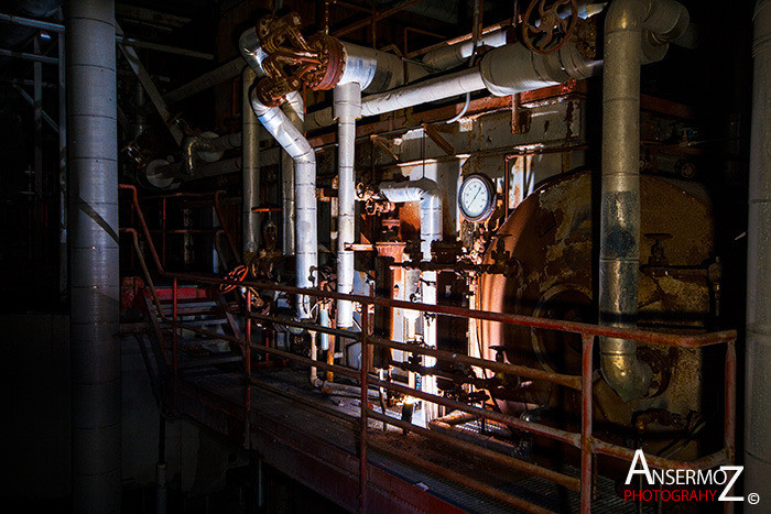 The abandoned incinerator Des Carrières of Montreal