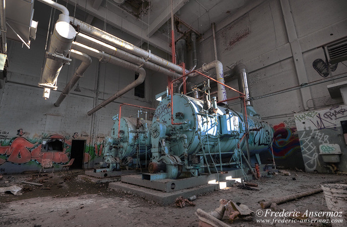 The abandoned Dickson Incinerator of Montreal, Quebec