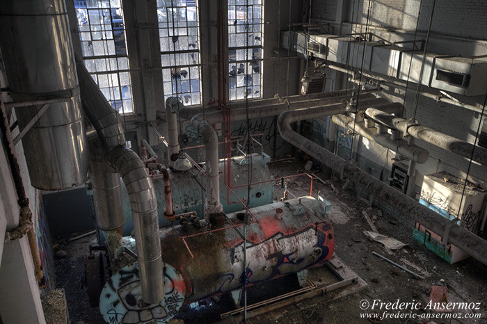 The abandoned Dickson Incinerator of Montreal, Quebec