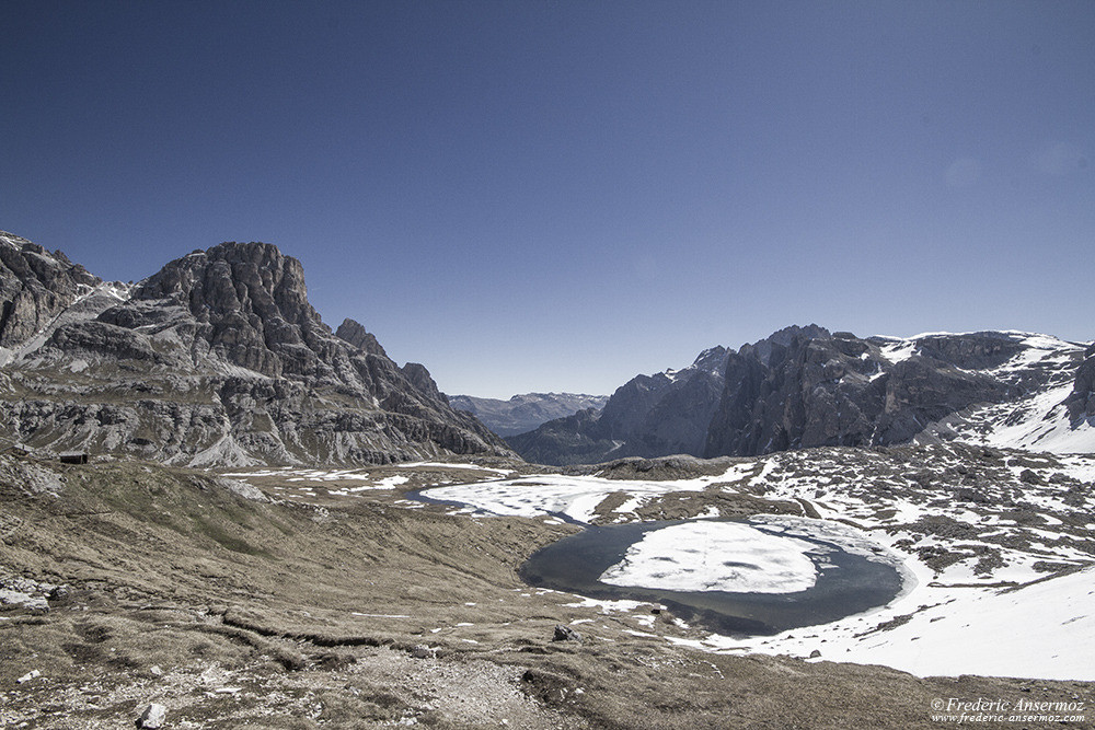 Laghi del Piani au Tre Cime di Lavaredo, Italie