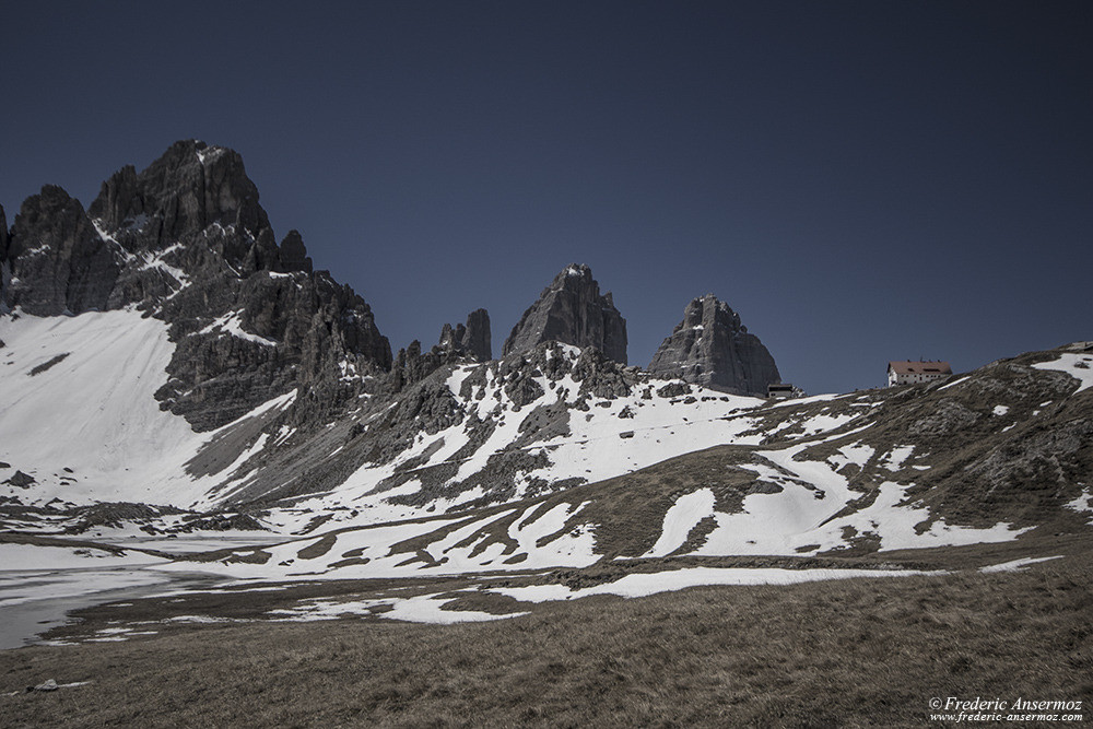 Mont Paterno, Tre Cime di Lavaredo, Refuge Antonio Locatelli