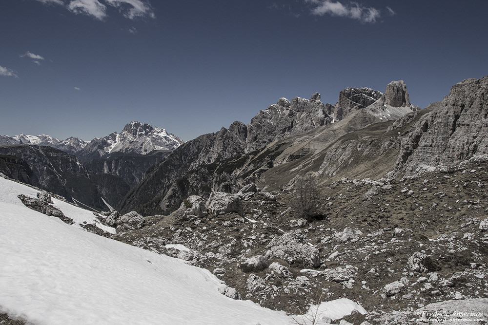 Paysage de montagne dans les Alpes italiennes, Dolomites