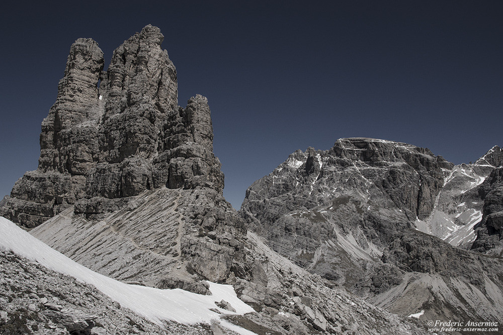 Hiking in Italy, Dolomites, Alps