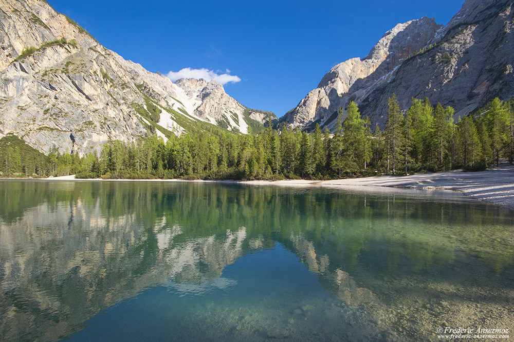 Lago di braies, Italy