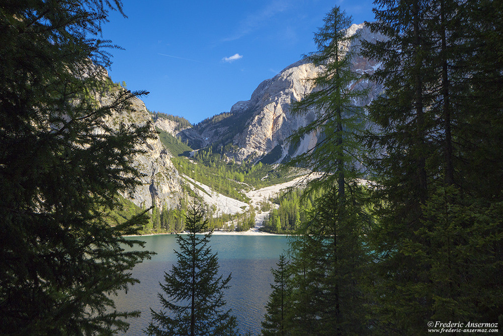 Lago di braies, Italie