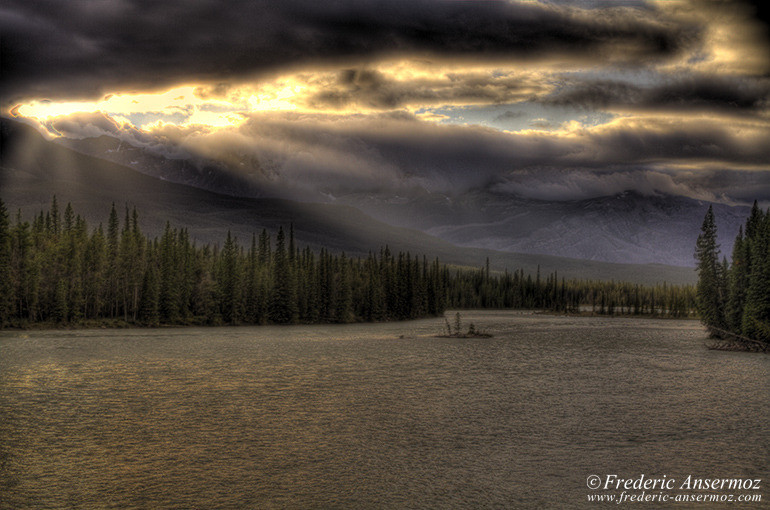 Athabaska river hdr Athabaska river hdr