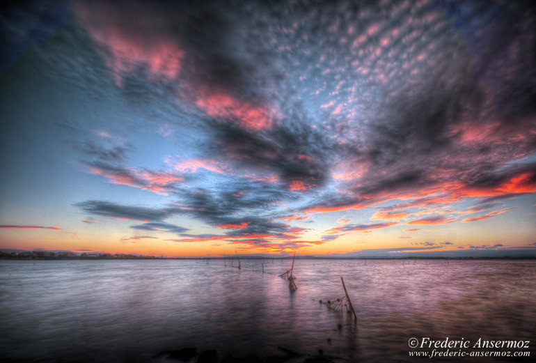 Sunset water hdr