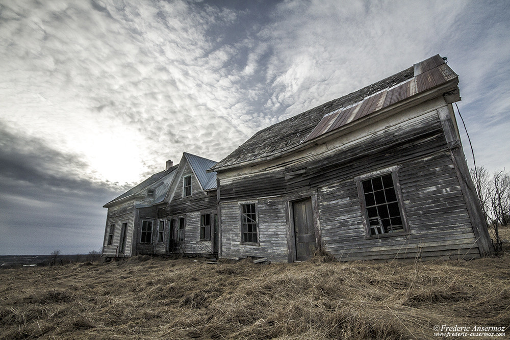 Maison abandonnée au Québec, Cantons de l'Est