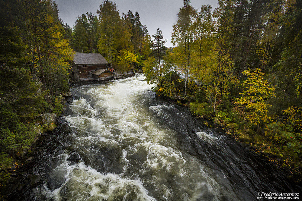 Moulin de Myllykoski près de Juuma, parc national d'Oulanka