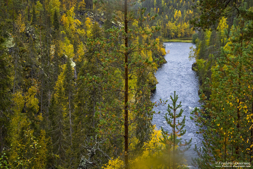 River Kitkajoki near Heinäniemi, Oulanka National Park