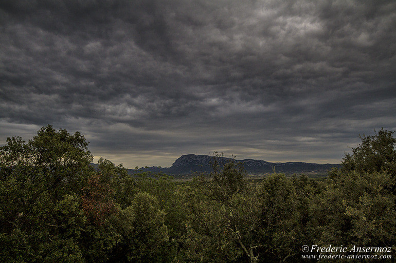 Pic saint loup orage