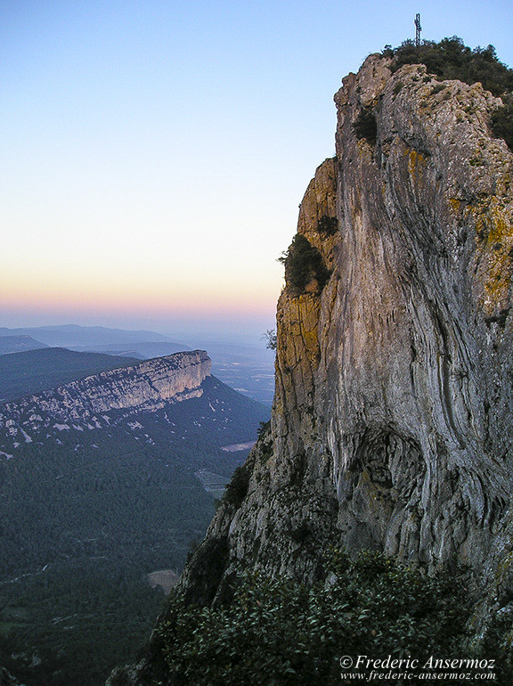 Pic St Loup in front of l'Hortus, South of France