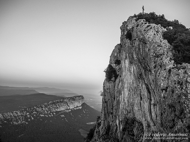 Sommet du Pic St Loup, Sud de la France