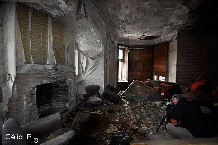 Abandoned office buildings in St Hubert and the old Redpath Mansion in Montreal