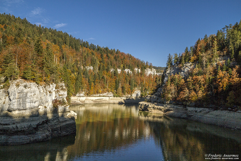 Manque d'eau dans le Doubs, Gorges du Doubs