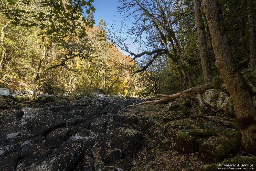 Rivière asséchée, Doubs 2018