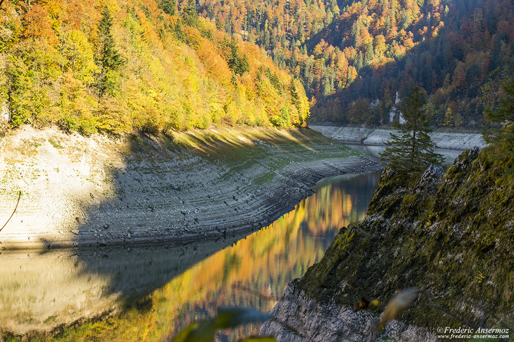 Niveau d'eau au Lac de Moron