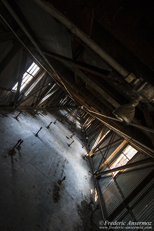 The abandoned Silo 5 in Montreal, Quebec