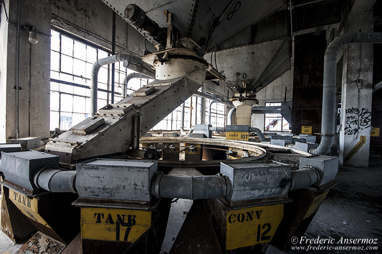 The abandoned Silo 5 in Montreal, Quebec