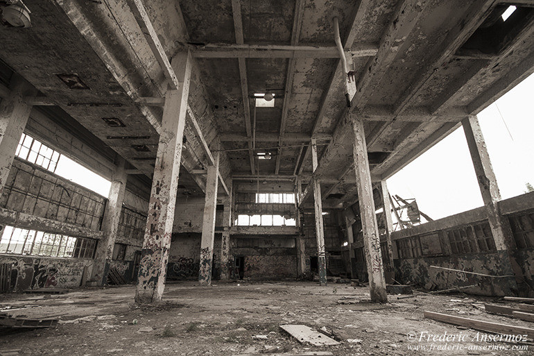 Abandoned factory of Saint-Hubert, Quebec