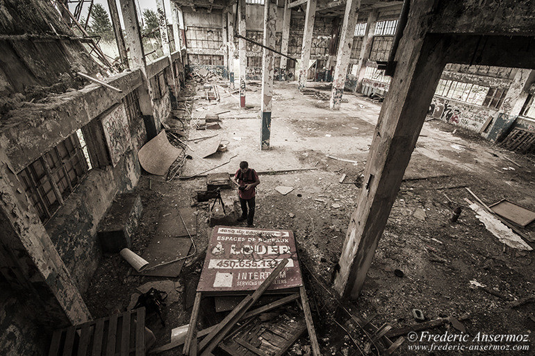 Usine abandonnée de Saint-Hubert, Québec