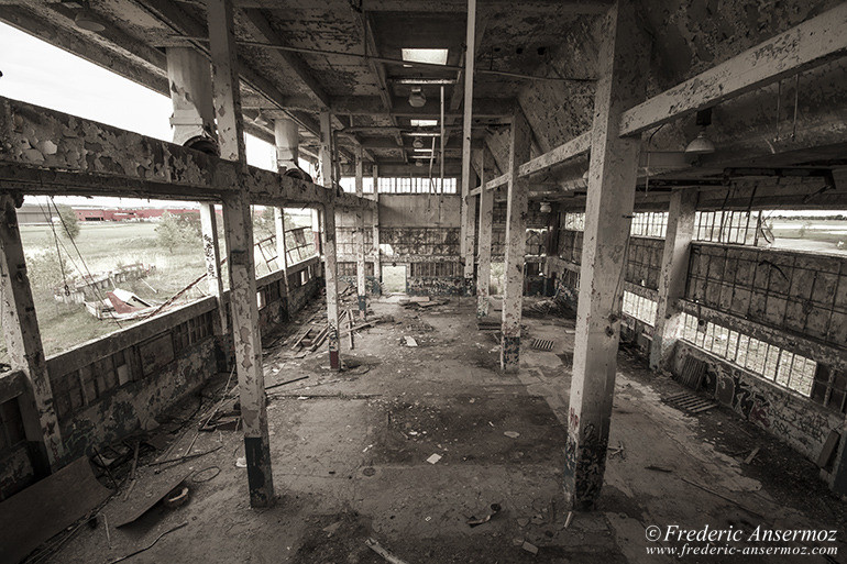 Abandoned factory of Saint-Hubert, Quebec