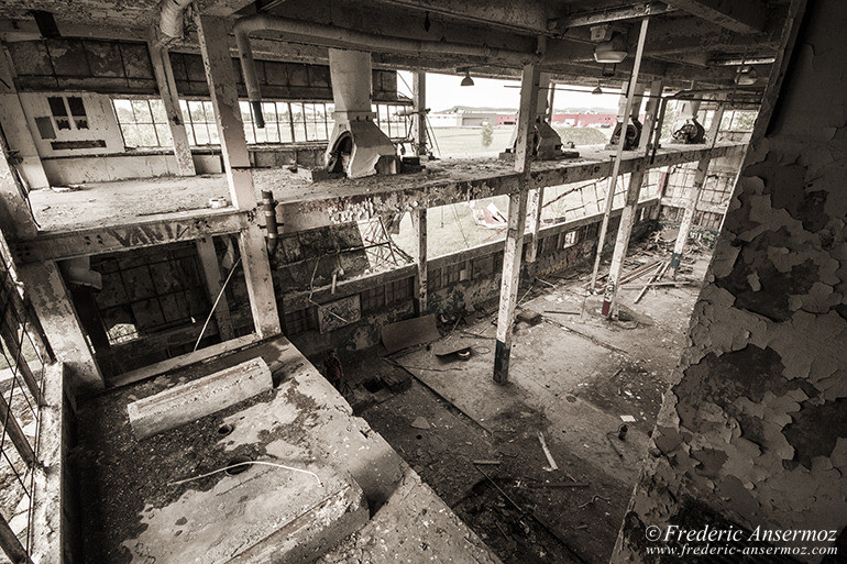 Abandoned factory of Saint-Hubert, Quebec