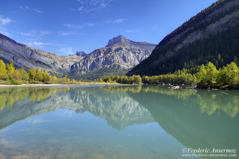 Deborence lake, Valais, Switzerland