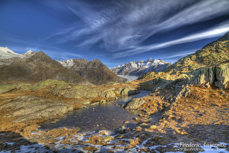 Glacier Aletsch, Valais, Suisse