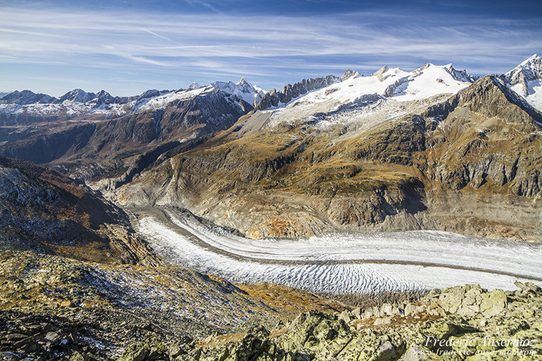 Aletsch glacier, Valais, Switzerland