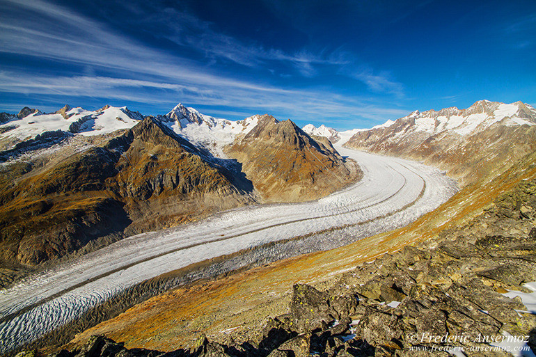 Glacier Aletsch, Valais, Suisse