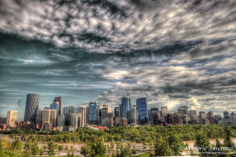 Calgary skyline hdr