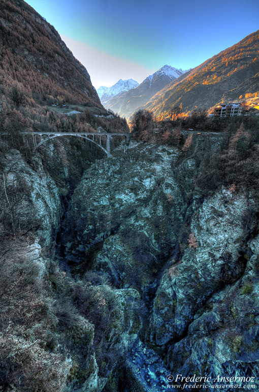 Mountain bridge hdr