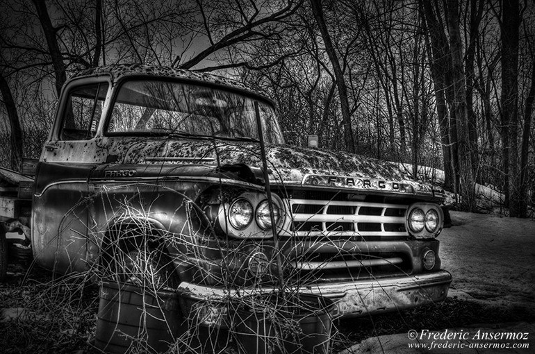 Vintage fargo truck hdr