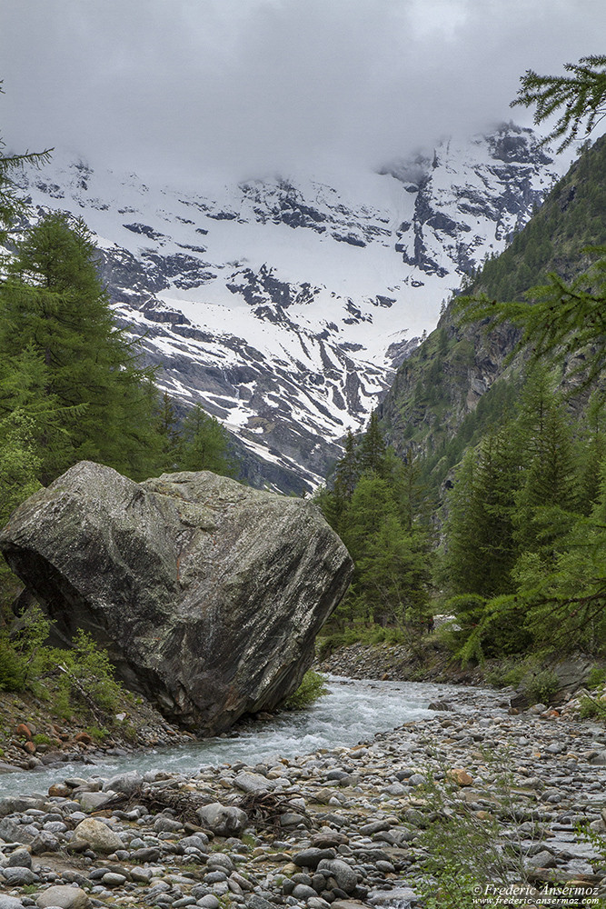 Rando dans le Val de Cogne, Italie, le long du Valnontey